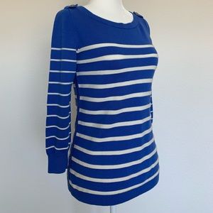 Banana Republic Nautical Sweater, Shoulder Buttons